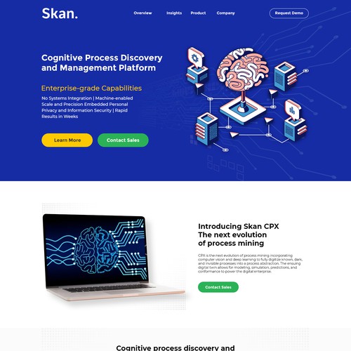 Web page design contest entry by Sansin