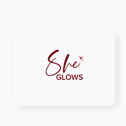 Let's help women glow! Design a beautiful logo for SheGlows Design by QPR