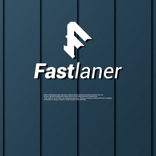 Logo + Brand for Fastlaner™ Design by Syed Sohaib