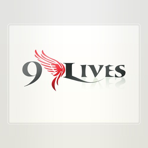 9 Lives Music Group Record Label LOGO Design by Lucky Buddha