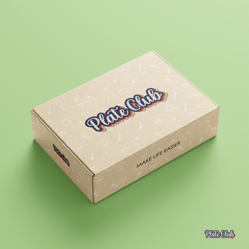 "I created the first paper plate subscription company logo!" - Your next claim to fame Design by Lucy Villalvazo