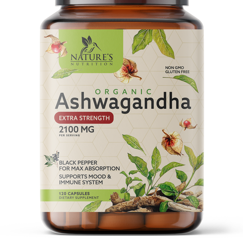 Ashwagandha Design Needed for Nature's Nutrition Design by artiss03