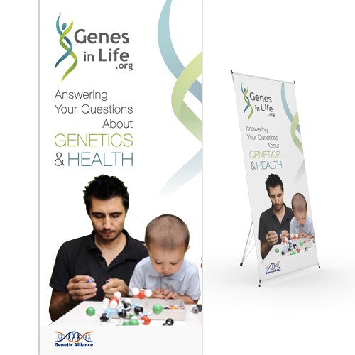 Create a conference poster for Genetic Alliance! Design by LocLe