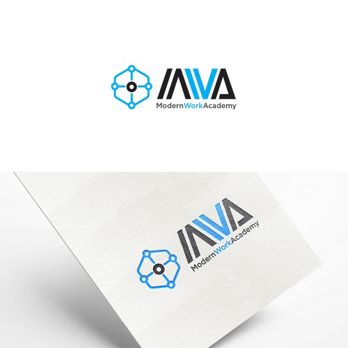 Logo eLearning Plattform Microsoft Cloud (Modern Work Academy) Diseño de andreastan