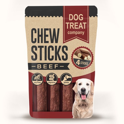 Pouch Design - Dog Treats Design by P.D.S.