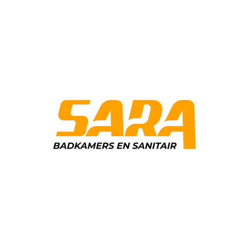 Logo moet SARA zijn ipv saar, letters moeten beeldmerk worden, ‘Badkamers & Sanitair’ eronder!! Design by Marin M.