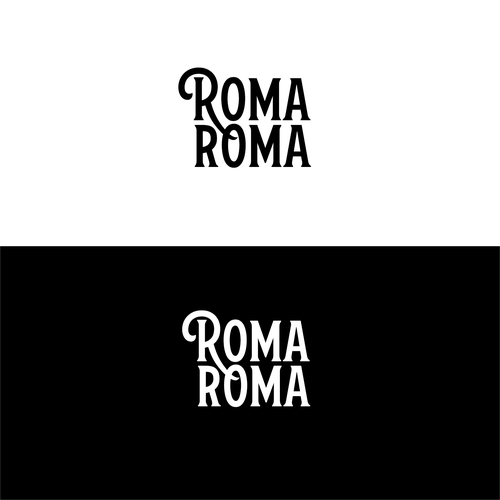 Roma Roma Logo Desing Diseño de A.Matar