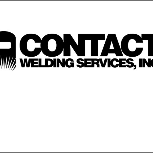 Logo design for company name CONTACT WELDING SERVICES,INC. Diseño de Ben Donnelly
