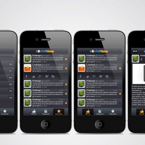 Create a winning mobile app design Design by Studio 360°