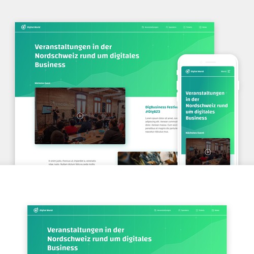 Web page design contest entry by fuchs@99