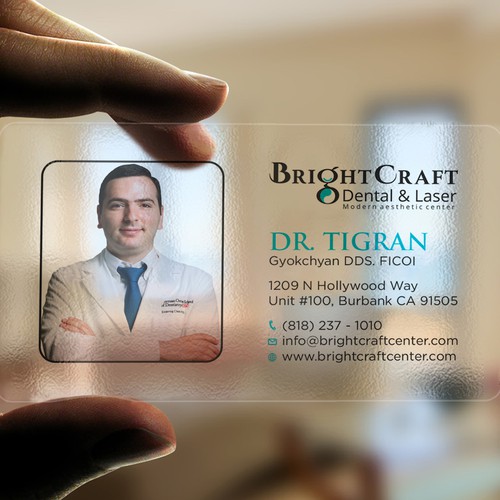 Modern Dental and Medical SPA business card Diseño de RENEXIT