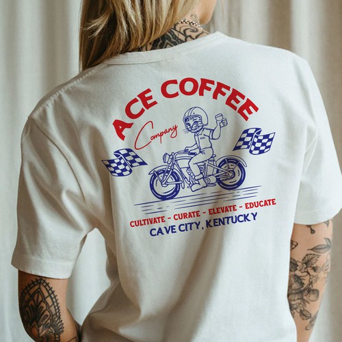 Design di High Speed Dreams - Coffee shop needing vintage fashion merch di mozaikworld