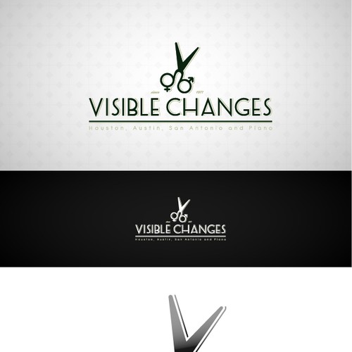 Create a new logo for Visible Changes Hair Salons Diseño de sclm