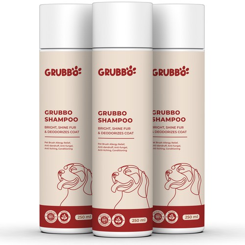 Design label for dog shampoo Design réalisé par Imee008