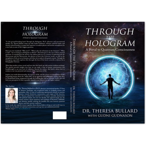 Futuristic Book Cover Design for Science & Spirituality Genre Ontwerp door bravoboy