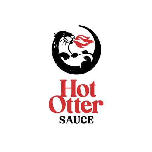 Design a Hot Sauce logo with an Otter Design by Ben Deltorov