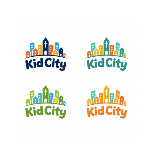 "Rebrand of a Children's Ministry" winning Logo & business card