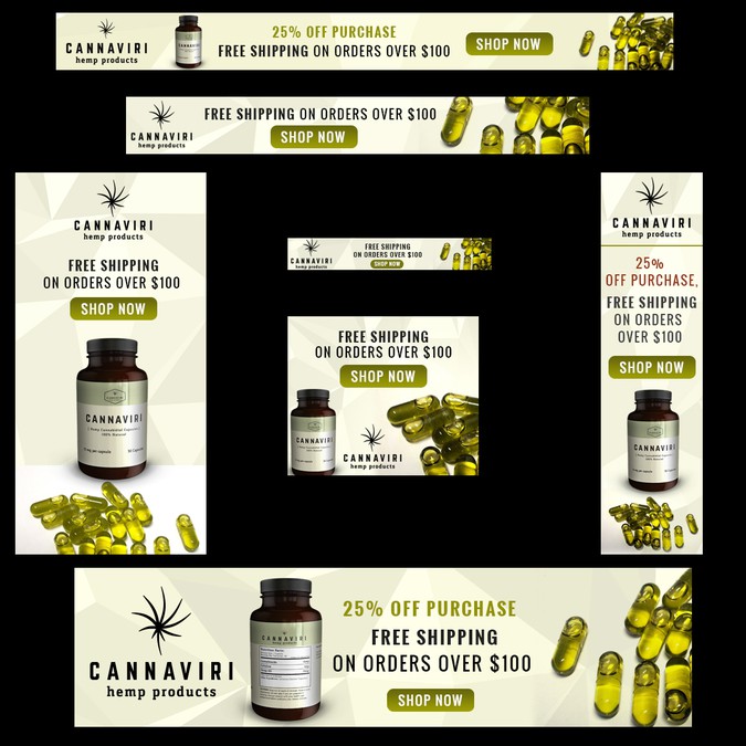 New Cannabis Company Needs 7 Banner Ads Concours Banniere