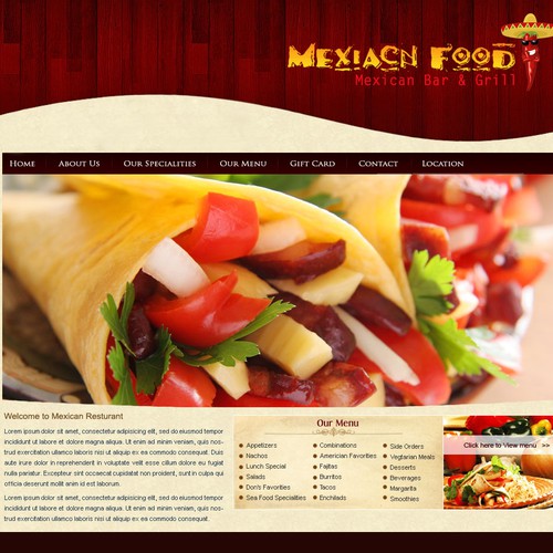 1-3 Page Website Template Design von naughtywin