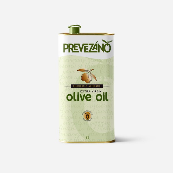 Modern Olive Oil Tin Packaging Challenge