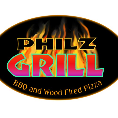 philzgrill needs a new logo Design by Franagain