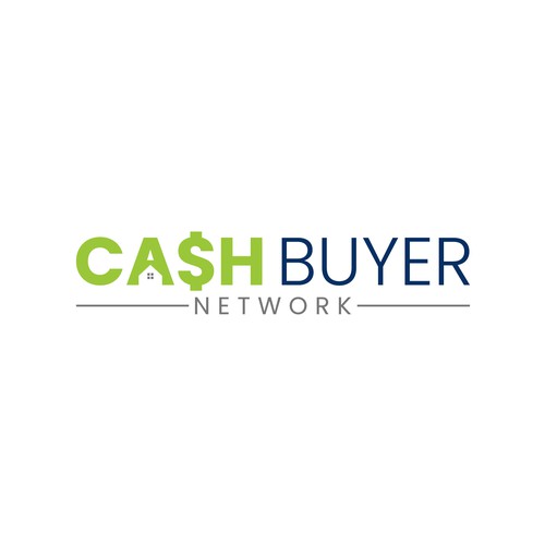 Cash Buyer Network -- Logo Design Design by Md. Faruk ✅