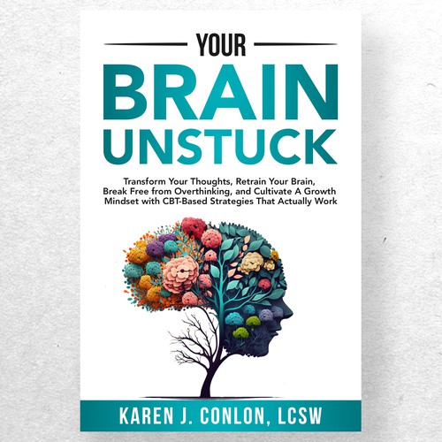 Compelling clean book cover that speaks to growth mindset. Design by ryanurz