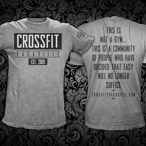 LOOKING FOR A UNIQUE CROSSFIT SHIRT DESIGN!!! Tshirt contest