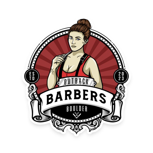 Design by FeargodStudio titled "beauty women, vintage logo"