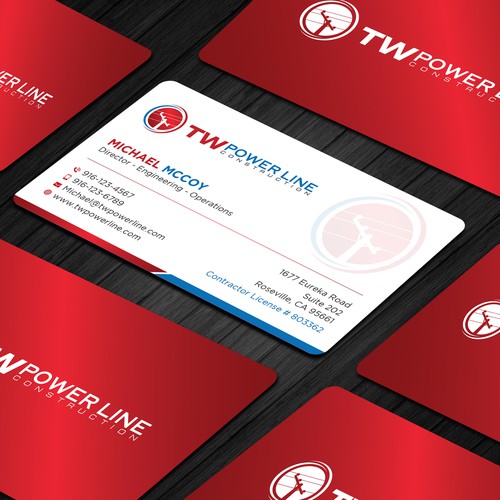 Business Card for a high voltage company Design by prosenjit_P