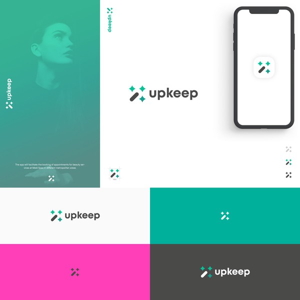 Logo for UpKeep Beauty