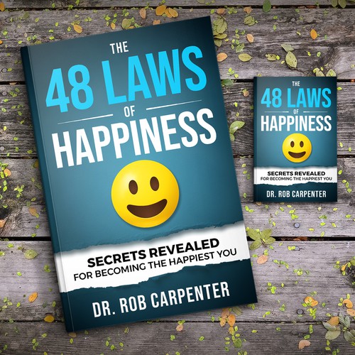 Design a fun and playful cover for a secrets to happiness book Design by Sam Arts Studio