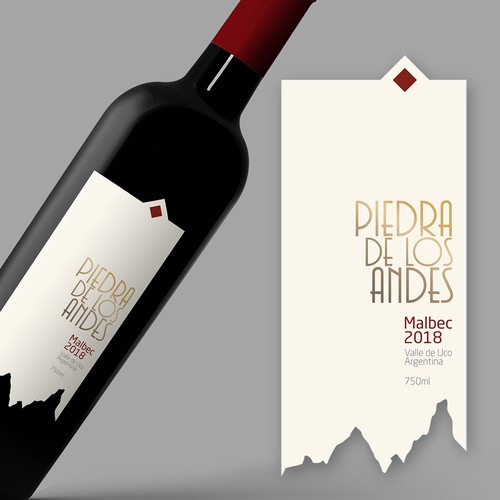 Malbec Wine Label for an Argentinian Winery Design by MaxMartorelli