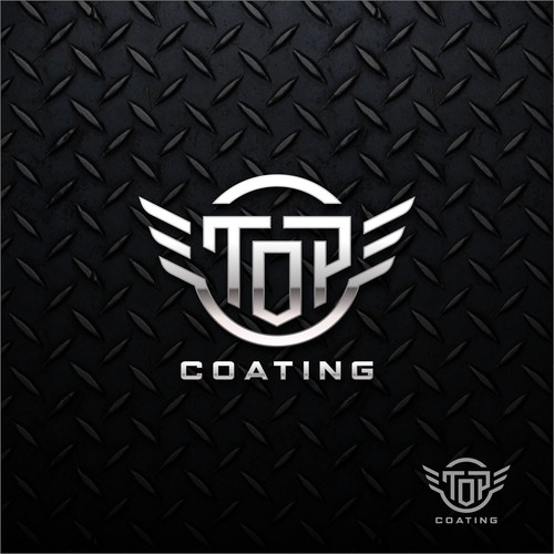 Logo for TOP Coatings Design by Normans