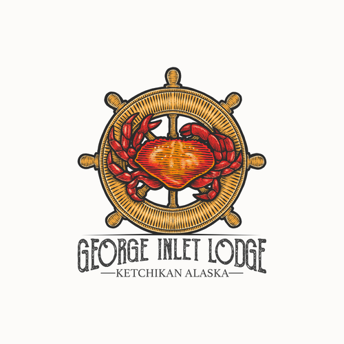 Design a logo for Tours of Alaska's George Inlet followed by a crab meal Ontwerp door lorreelcreative