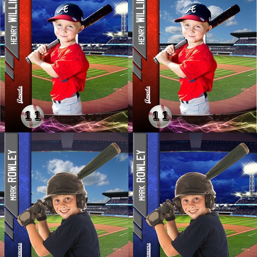 Rise To The Challenge Baseball Softball Photoshop Templates + Tutorials