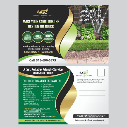 Lawn and Landscape Advertisement Design by Dzine Solution