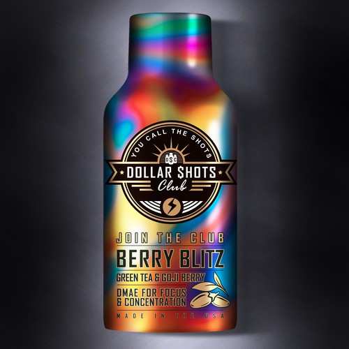Design di Create an eye-catching energy shot drink bottle design for the relaunch our eCommerce Supplement Shot Co.!! di Dimanist