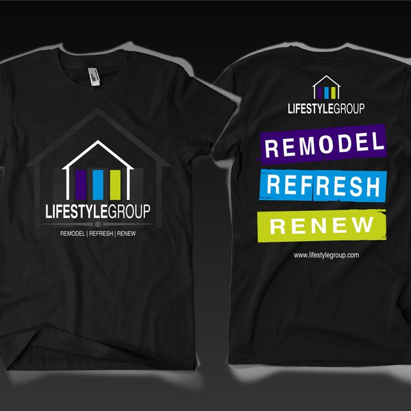 We need an attractive tshirt design for our employees to be proud to wear!