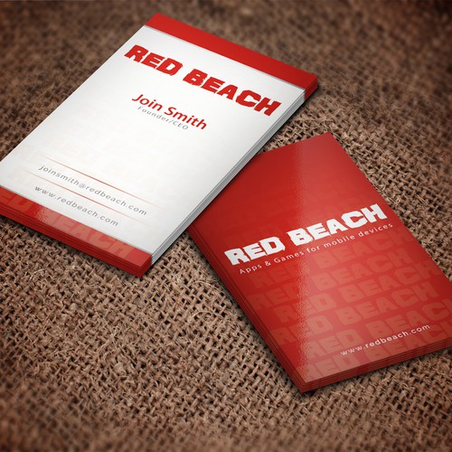 Create a beautiful and professional Biz Card for a mobile app/game