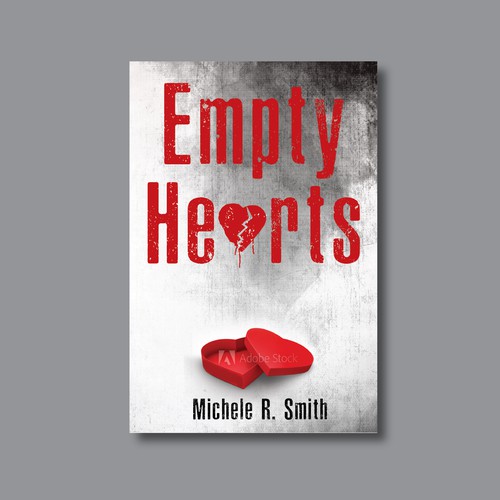 Design a book cover that appeals to an empty heart. Design by Desry