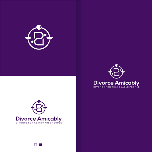 Logo for a new, healthy way for reasonable people to divorce Design by Elesense