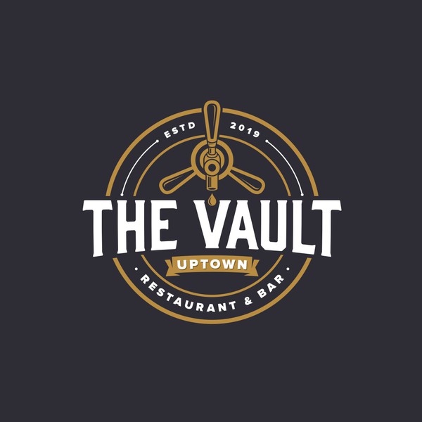 Design by Zee Van Ana titled "The Vault Uptown logo"
