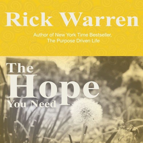 Design Rick Warren's New Book Cover Design by alexaryan
