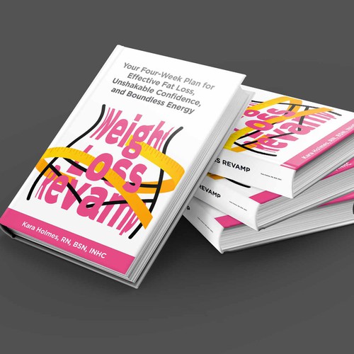 Design an eye-grabbing, compelling cover for a book on lasting weight loss Design by IDEA Logic✅✅✅✅