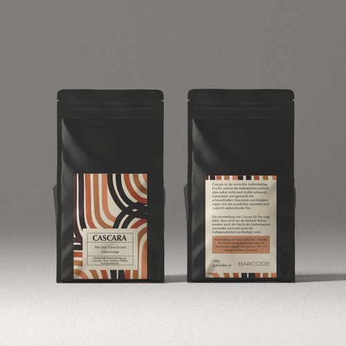 Design Cascara tea label di just.chaosofart