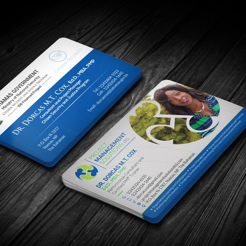 management consultant business card