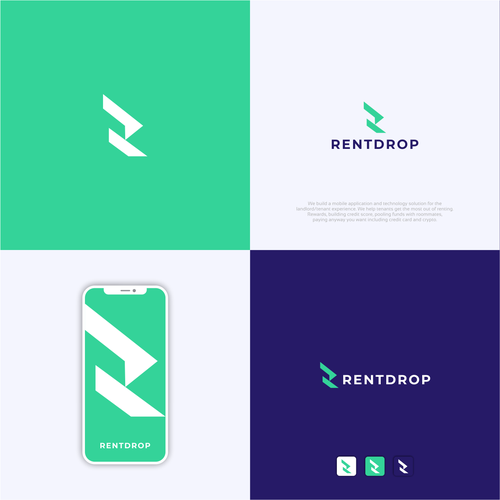 Company logo for next generation rent payment application Design by zudsign