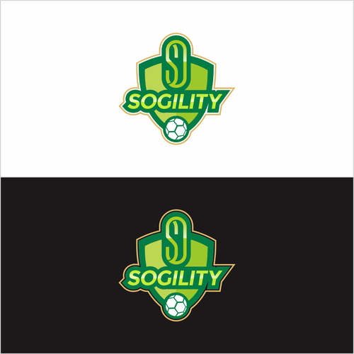 Football Crest Design for Sogility Design by zarzar