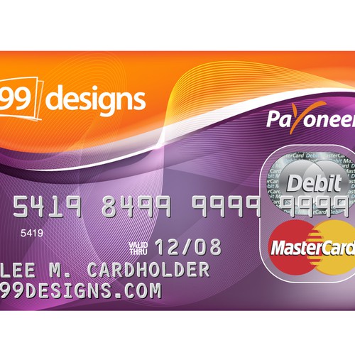 Prepaid 99designs MasterCard® (powered by Payoneer) Ontwerp door ulahts